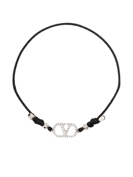  Valentino Garavani Pulsera Vlogo Signature - Plateado 