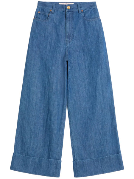  Valentino Garavani Vaqueros Anchos Lightweight - Azul 