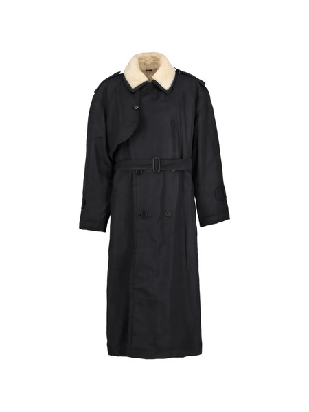  Valentino Pre-owned Gabardina Con Doble Botonadura - Negro 