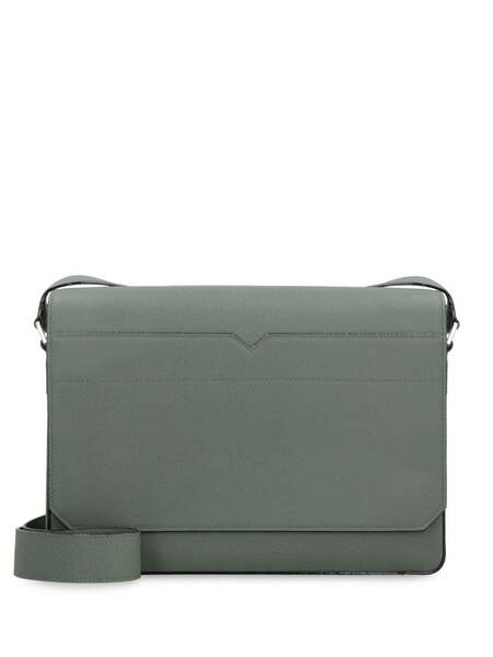  Valextra Bolso Messenger V-line - Verde 