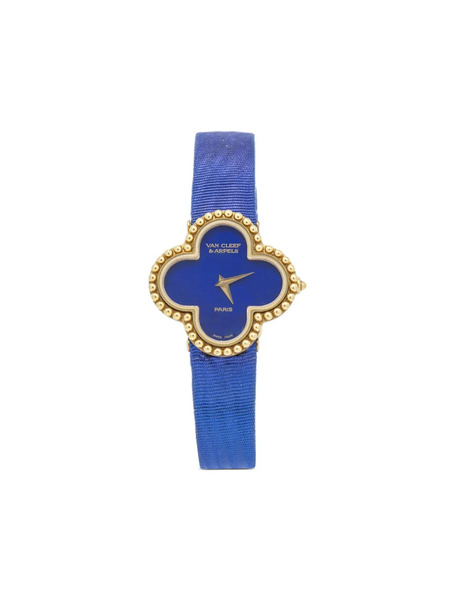 Van Cleef & Arpels Pre-owned Reloj Alhambra De 26 Mm - Azul 