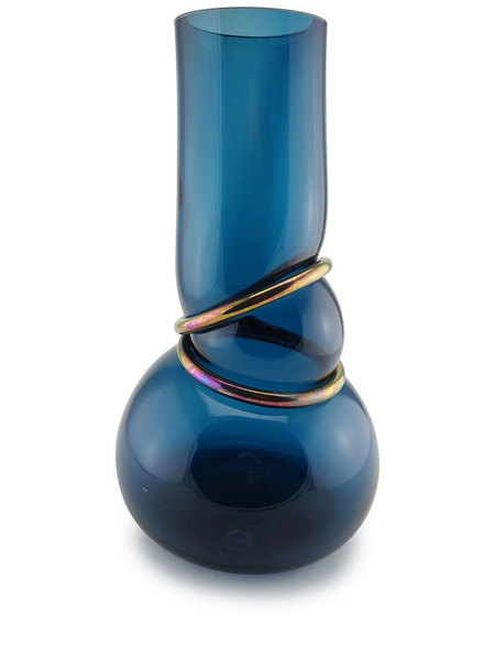  Vanessa Mitrani Jarrón Double Ring - Azul 