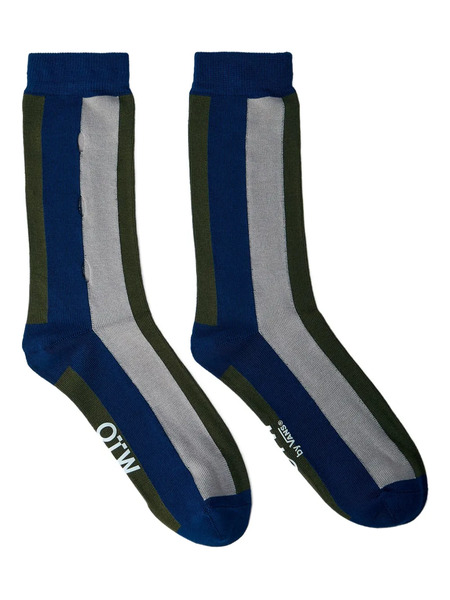  Vans Calcetines De Punto A Rayas - Azul 