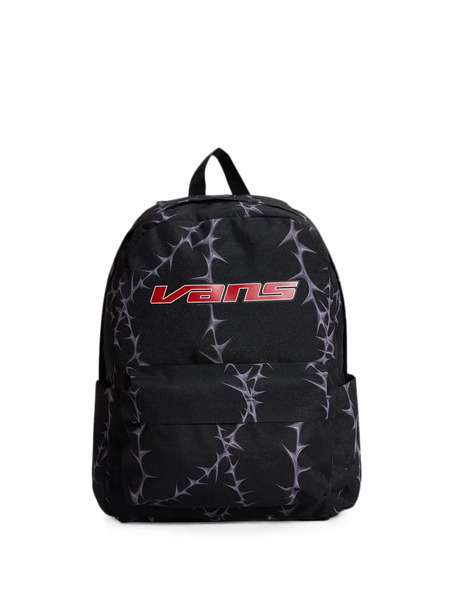  Vans Thorn-print Logo-patch Backpack - Negro 