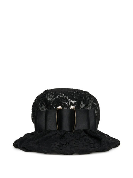  Vaquera Gorro De Encaje - Negro 