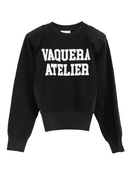  Vaquera Sudadera De Algodón - Negro 