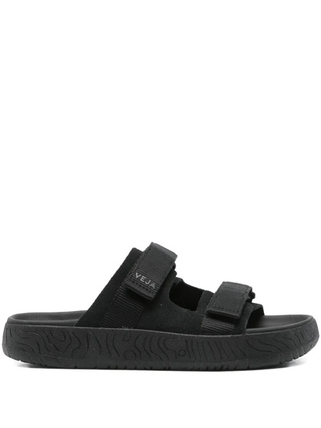  Veja Sandalias Arpoador Con Doble Tira - Negro 