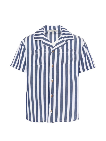  Vélocipède Camisa A Rayas - Azul 