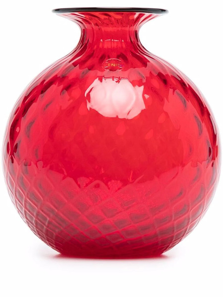  Venini Jarrón Monofiore - Rojo 