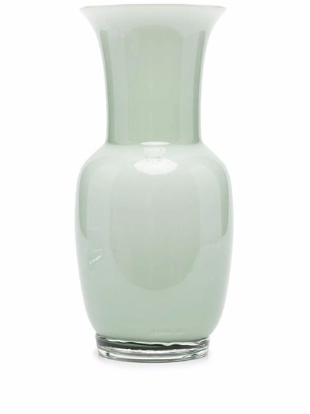  Venini Jarrón Opalino - Verde 