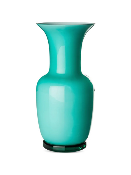  Venini Jarrón Opalino - Verde 