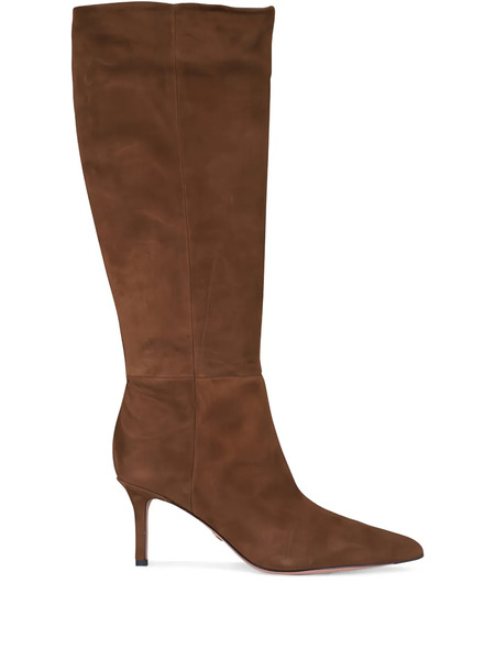  Veronica Beard Botas Lisa Con Puntera En Punta - Marrón 