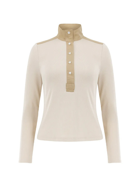  Veronica Beard Jersey Reynart Con Botones - Neutro 