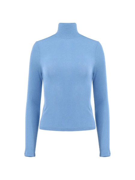  Veronica Beard Jersey Wyeth Con Cuello Alto - Azul 