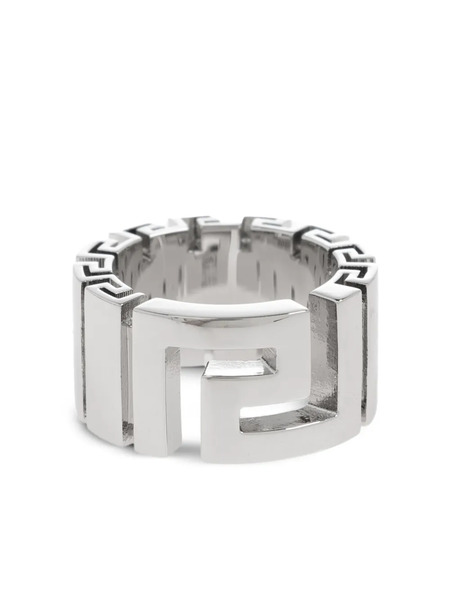  Versace Anillo Con Motivo Greca - Plateado 