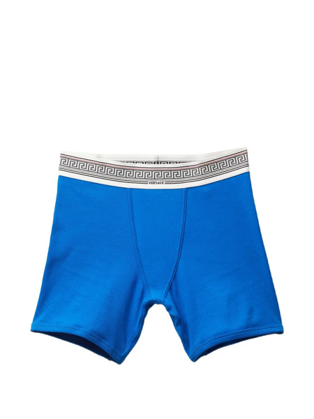  Versace Bañador De Algodón En Canalé - Azul 