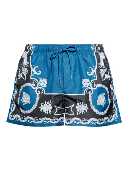  Versace Bañador Estampado - Azul 