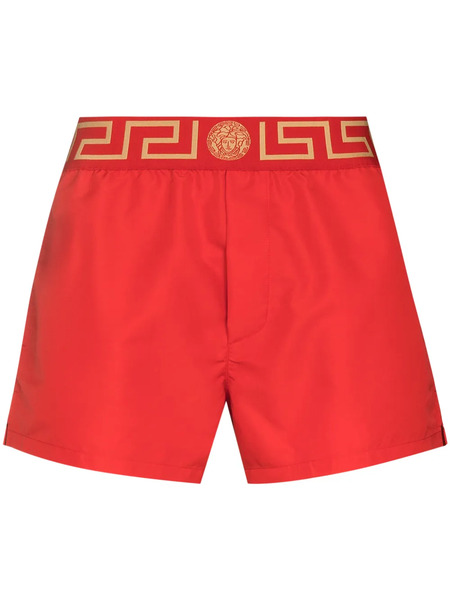  Versace Bañador Greca Border - Rojo 