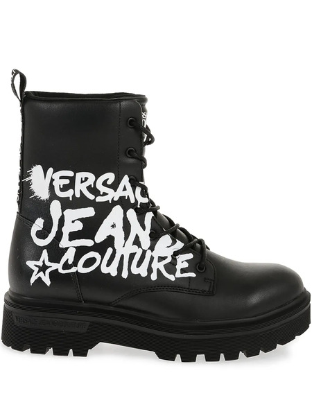  Versace Botas Militares Syrius - Negro 