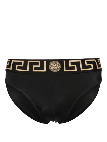  Versace Bragas De Bikini Greca Border - Negro 