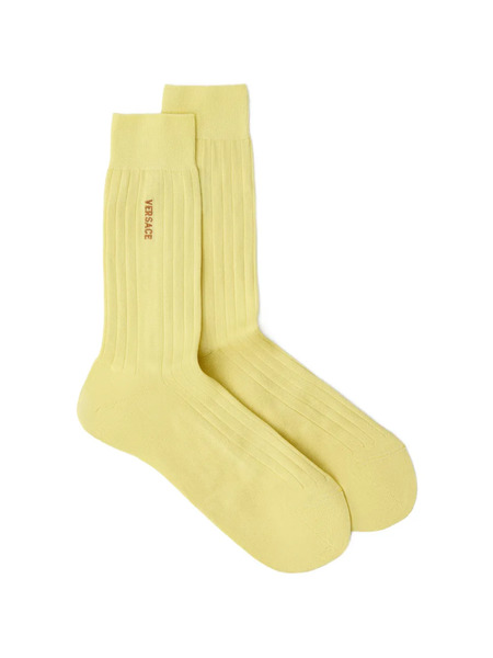  Versace Calcetines De Canalé - Amarillo 