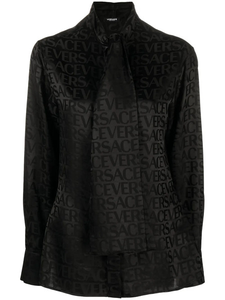  Versace Camisa Versace Allover - Negro 