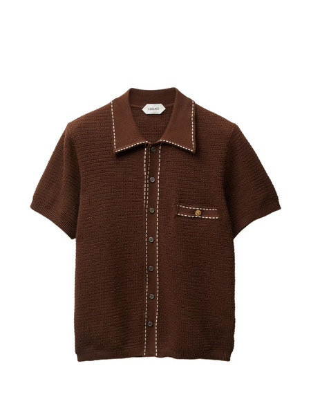  Versace Camisa De Punto - Marrón 