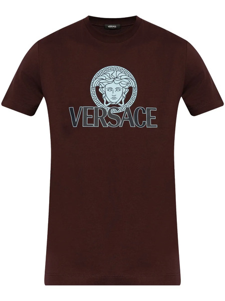  Versace Camiseta Con Estampado De Medusa - Rojo 