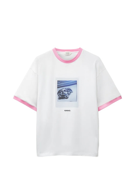  Versace Camiseta Estampada - Blanco 