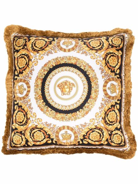  Versace Cojín Crete De Fleur - Amarillo 
