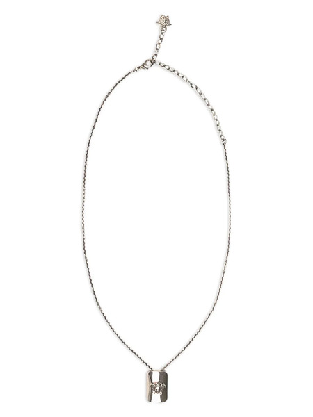  Versace Collar Con Placa Medusa - Gris 