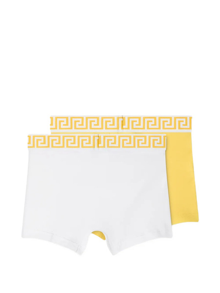  Versace Cotton-jersey Trunks 2-pack - Blanco 