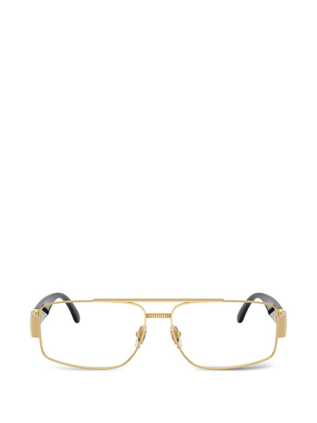  Versace Eyewear Gafas Con Montura Rectangular - Dorado 