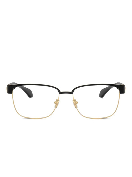  Versace Eyewear Gafas Con Montura Rectangular - Negro 