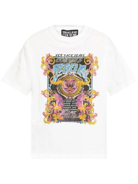  Versace Jeans Couture Camiseta Estampada - Blanco 