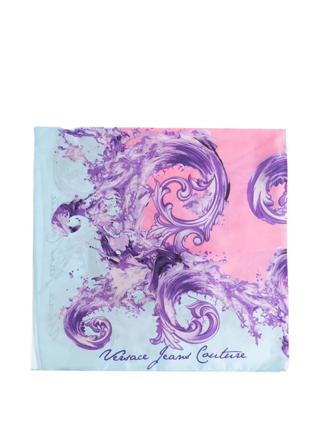 Versace Jeans Couture Fular Estampado - Azul 