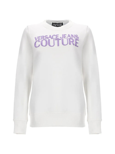  Versace Jeans Couture Jersey Con Logo En El Pecho - Blanco 