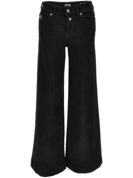  Versace Jeans Couture Vaqueros Anchos - Negro 