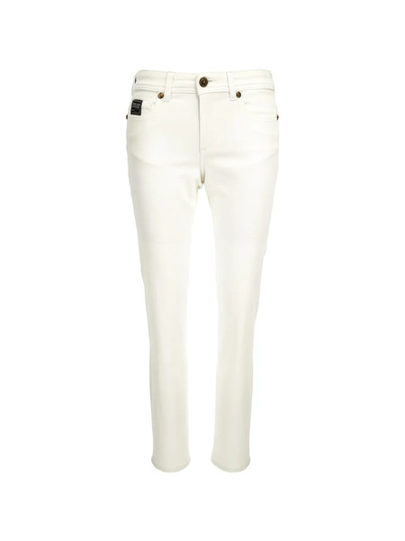  Versace Jeans Couture Vaqueros Con Trabillas - Blanco 