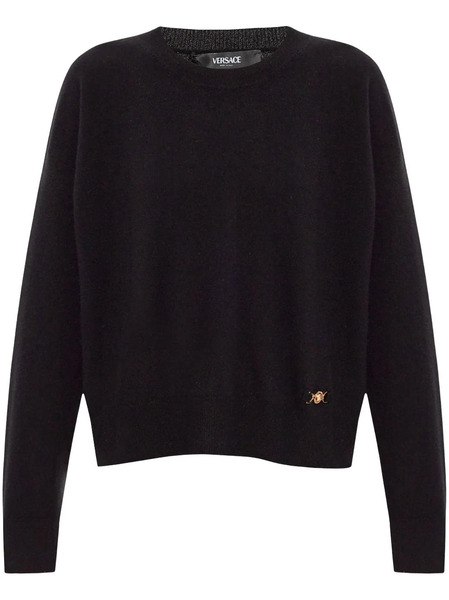  Versace Jersey Con Logo - Negro 