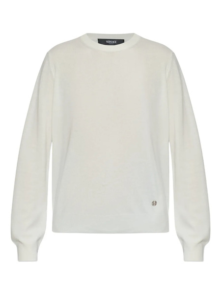 Versace Jersey Con Logo Redondo - Blanco 