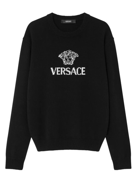  Versace Jersey Con Motivo Medusa - Negro 