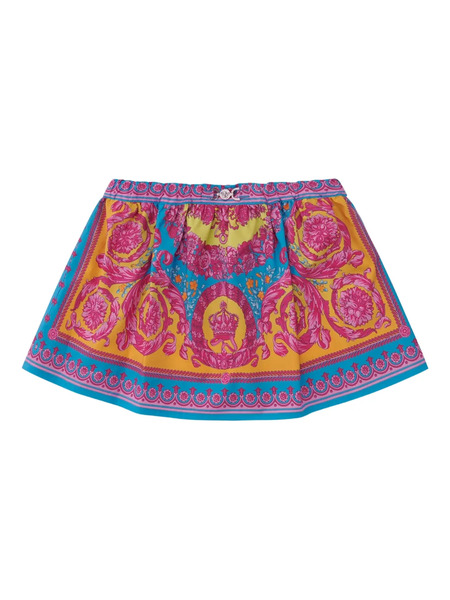  Versace Kids Falda Estampada - Amarillo 