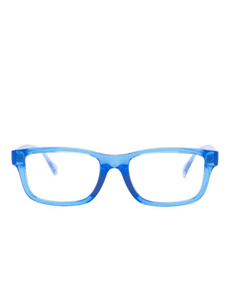  Versace Kids Gafas Con Montura Rectangular - Azul 