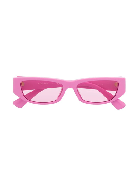  Versace Kids Gafas De Sol Con Montura Rectangular - Rosa 