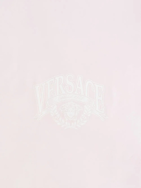  Versace Kids Manta Con Detalle Del Logo - Rosa 