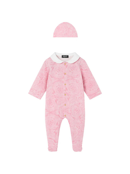  Versace Kids Pelele Estampado - Rosa 