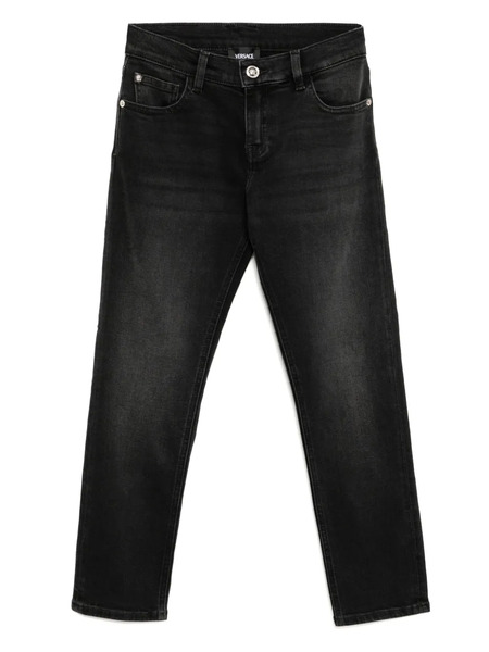  Versace Kids Vaqueros Rectos - Negro 