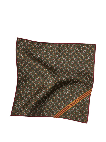  Versace Pañuelo De Bolsillo Estampado - Verde 