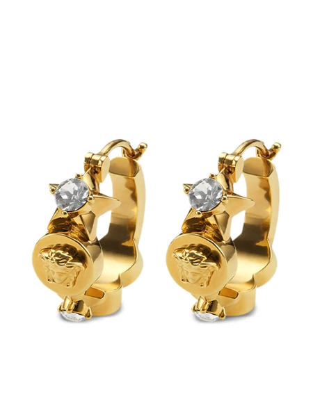  Versace Pendientes De Aro Con Aplique De Cabeza De Medusa - Dorado 